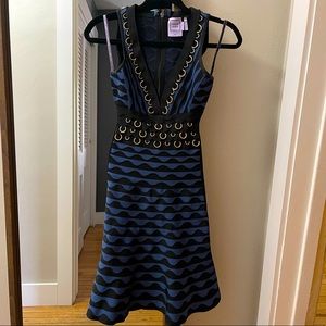 Herve Leger Ring Detail Dress